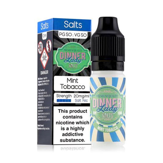 Mint Tobacco 10ml Nic Salt by Dinner Lady