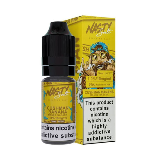 Nasty Juice Cush Man Banana 10ml Nic Salt E Liquid