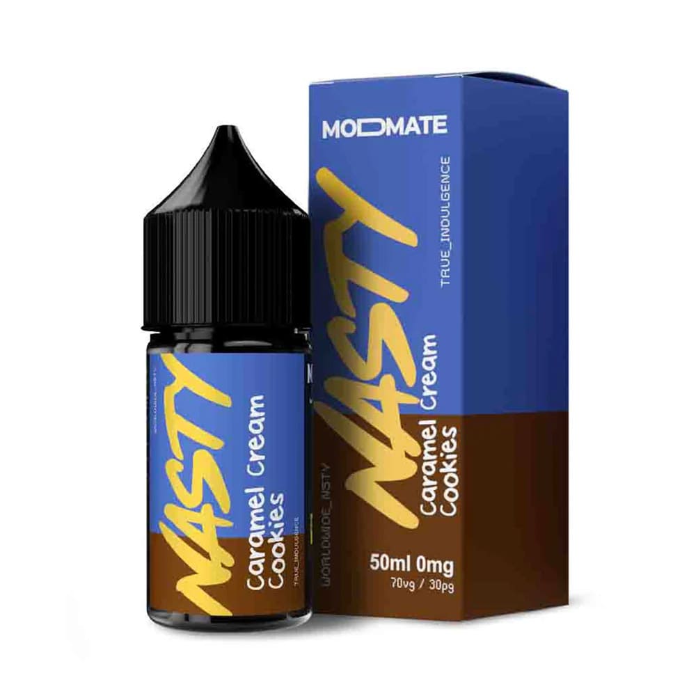 Nasty Juice Mod Mate Caramel Cream Cookies 50ml Shortfill E Liquid