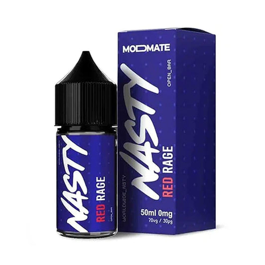 Nasty Juice Mod Mate Red Rage 50ml Shortfill E Liquid