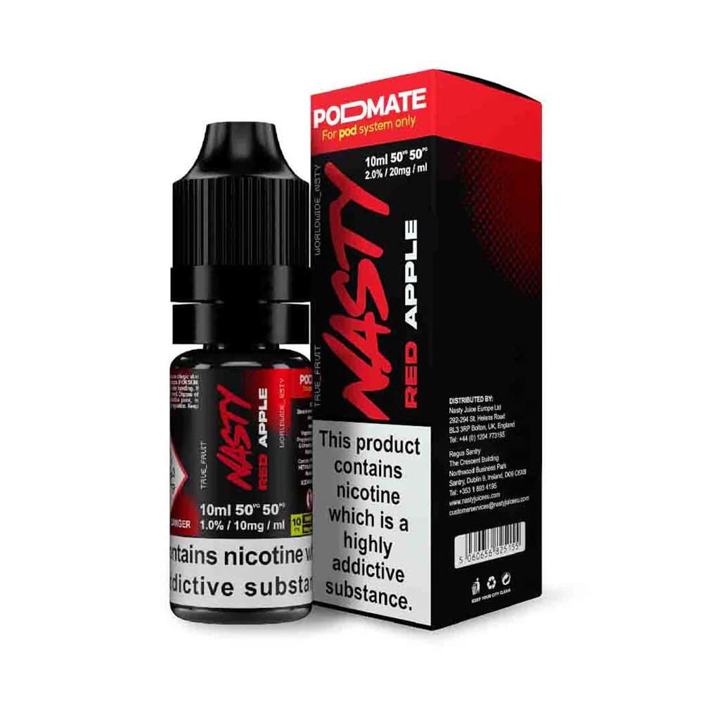 Nasty Juice Pod Mate Red Apple 10ml Nic Salt E Liquid