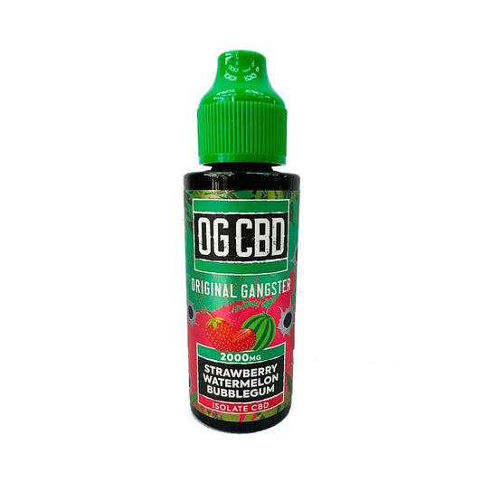 Strawberry Watermelon Bubblegum OG CBD Original Gangster 100ml Eliquid