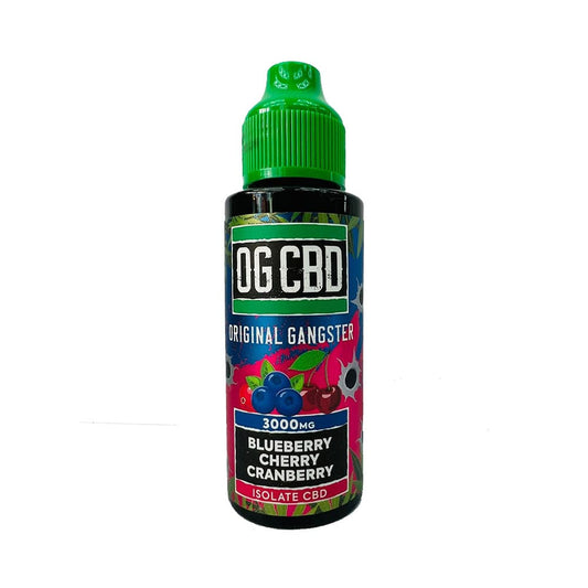 Blueberry Cherry Cranberry OG CBD Original Gangster 100ml Eliquid