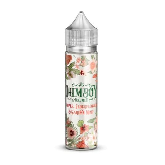 Ohm Boy Apple Elderflower & Garden Mint 50ml Shortfill E Liquid