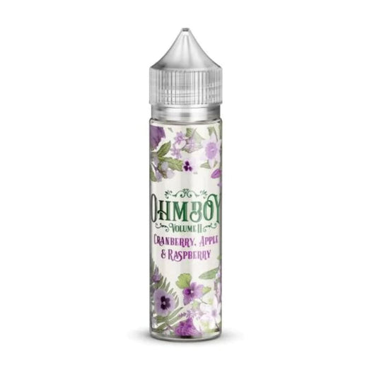 Ohm Boy Cranberry Apple and Raspberry 50ml Shortfill E Liquid