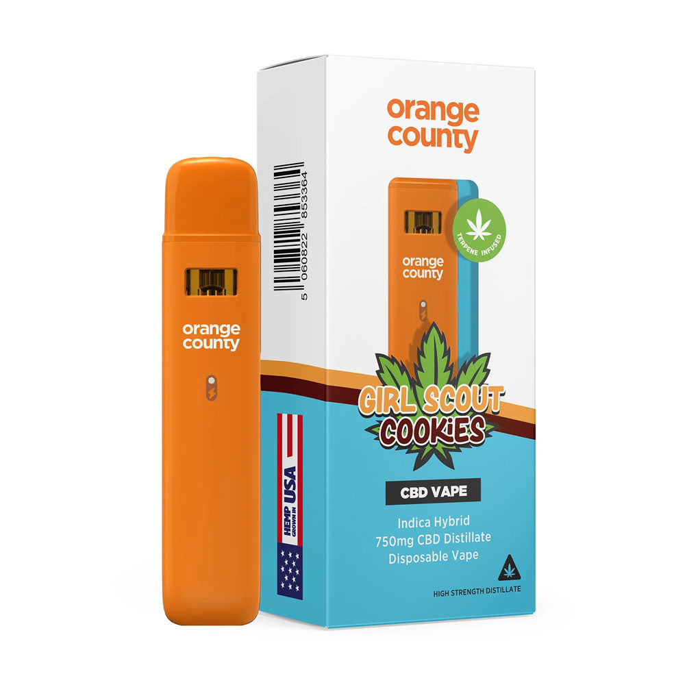 Girl Scout Cookies Orange County 1ml CBD 1000 Puffs Disposable Vape Pen