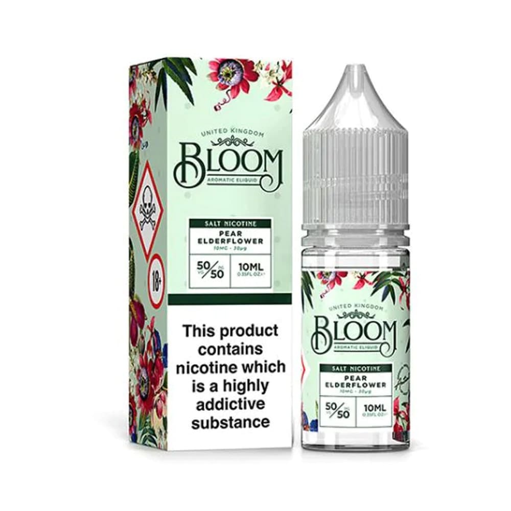 Pear-Elderflower-10ml-Nic-Salt-E-Liquid-By-Bloom