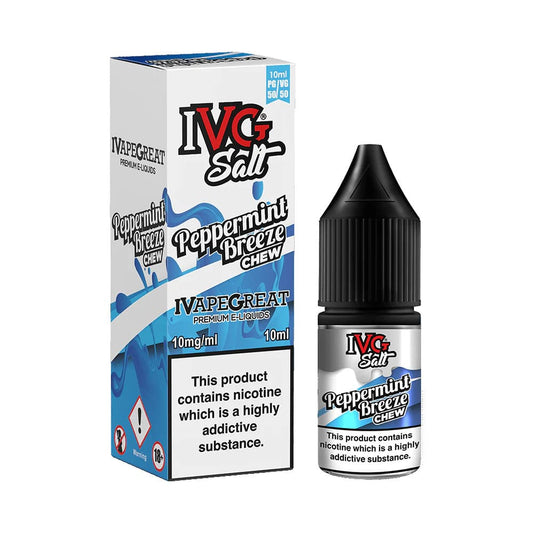 Peppermint Breeze 10ml Nicotine Salt E-Liquid by IVG