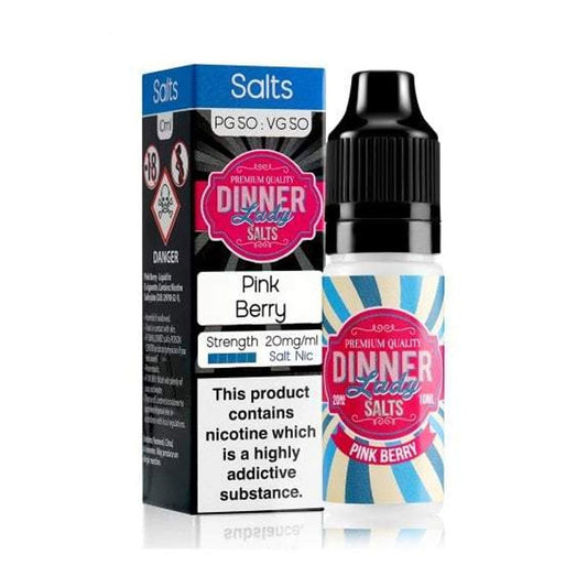 Pink Berry 10ml Nic Salt E Liquid by Dinner Lady