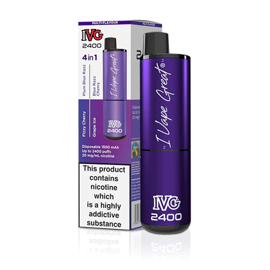 IVG 2400 Disposable Vape 4 in 1 | 2 For £20