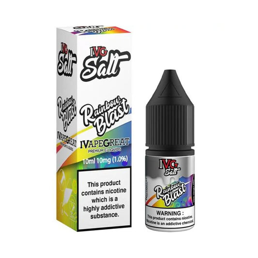 Rainbow Blast 10ml Nicotine Salt E-Liquid by IVG