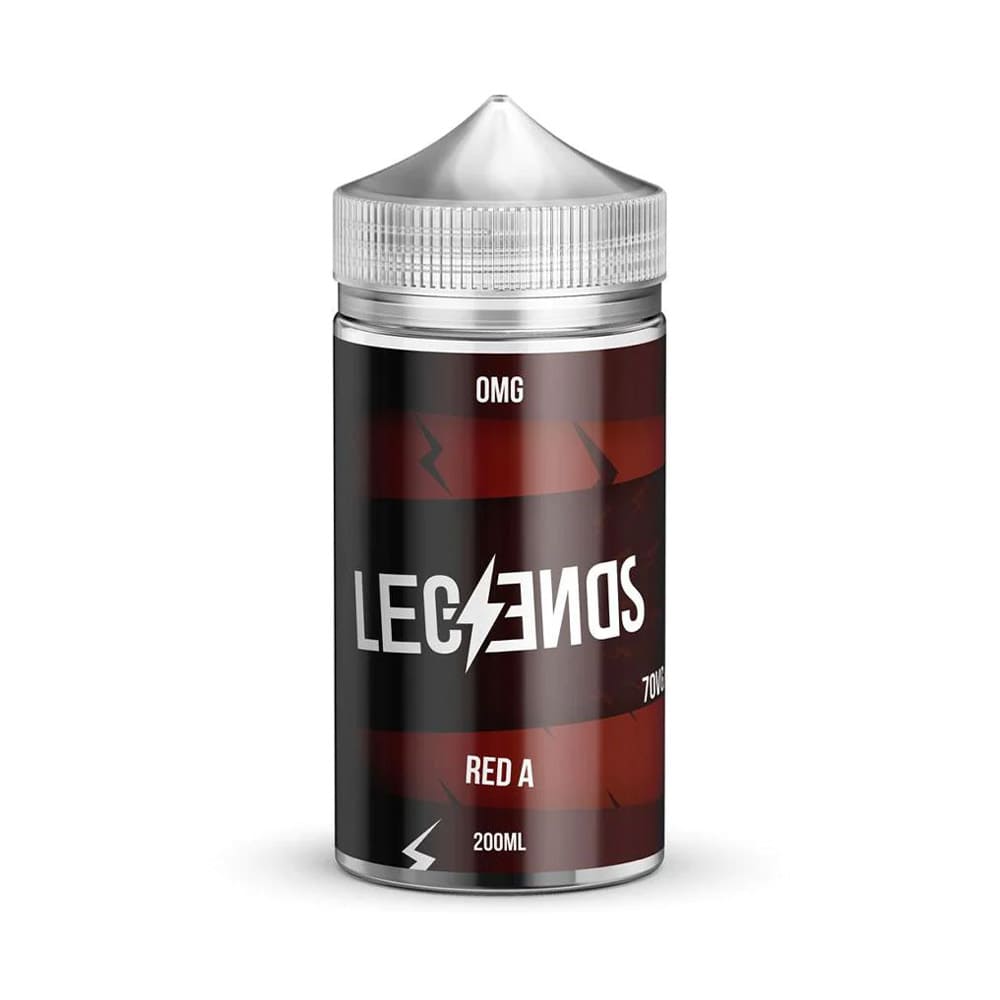 Red A 200ml Shortfill E Liquid by Legends