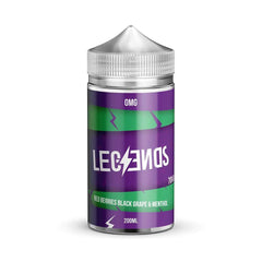 Red Berries, Black Grape & Menthol 200ml Shortfill E Liquid by Legends