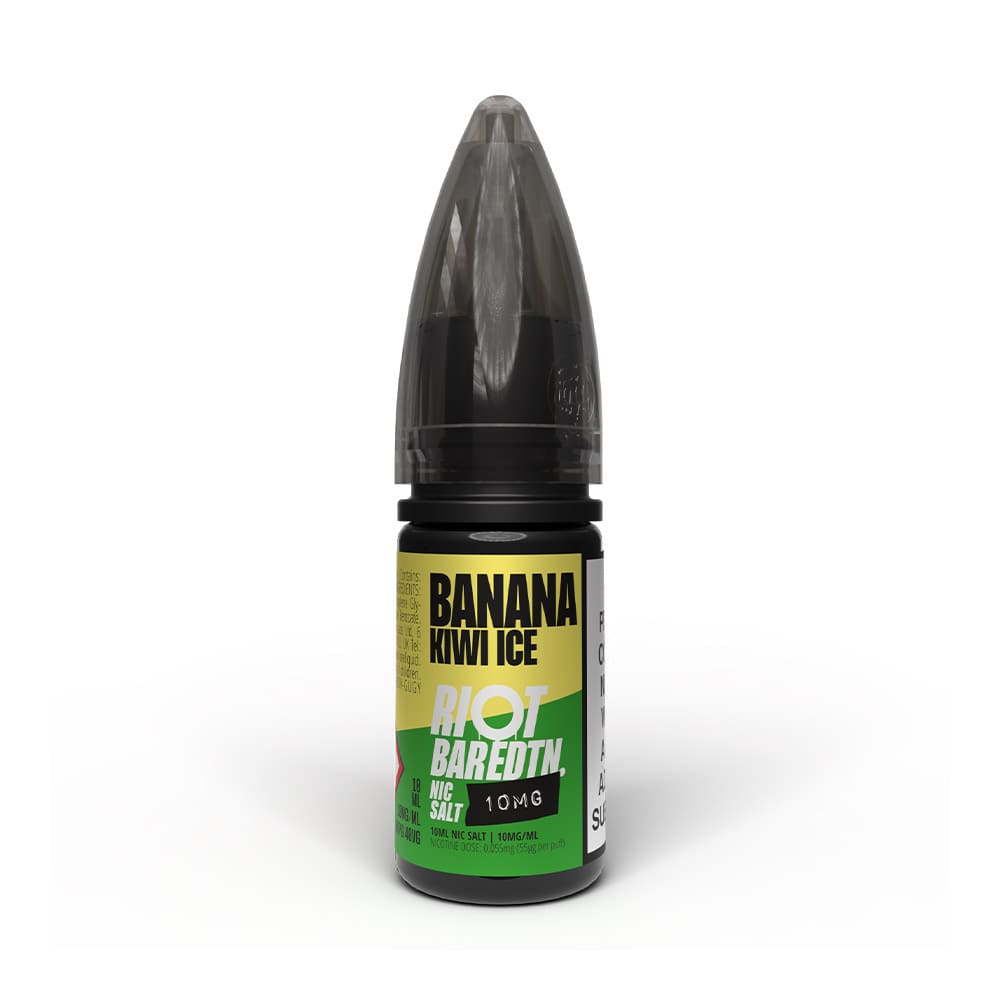 Banana Kiwi Ice Riot Squad BAR EDTN 10ml Nic Salt E Liquid