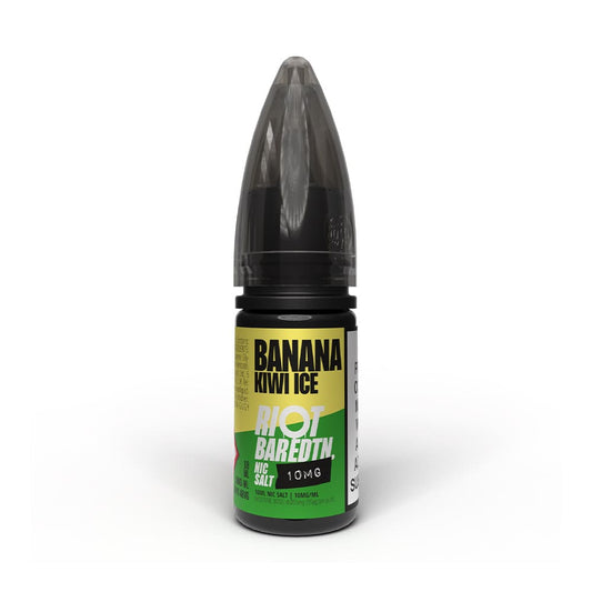 Banana Kiwi Ice Riot Squad BAR EDTN 10ml Nic Salt E Liquid