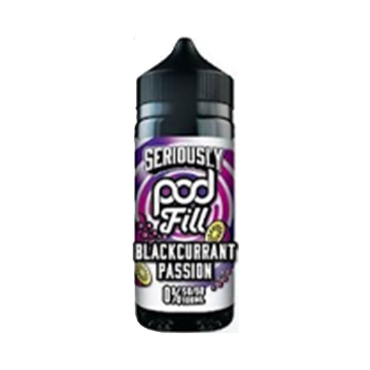 Blackcurrant Passion 100ml Seriously Pod Fill 50/50 Shortfill