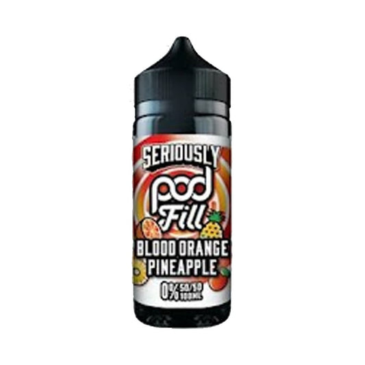 Blood Orange Pineapple 100ml Seriously Pod Fill 50/50 Shortfill