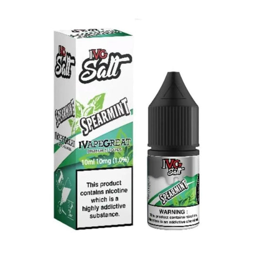 Spearmint 10ml Nicotine Salt E-Liquid by IVG