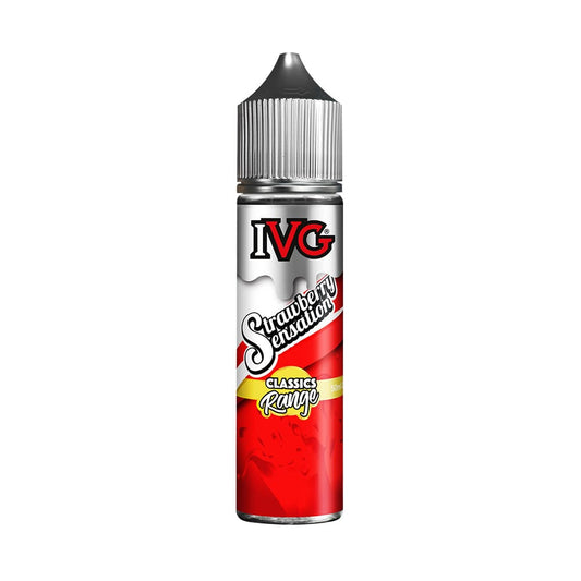 Strawberry Sensation 50ml Shortfill E-Liquid by IVG Classics