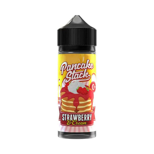 Pancake Stack Strawberry & Cream 100ml Shortfill Eliquid