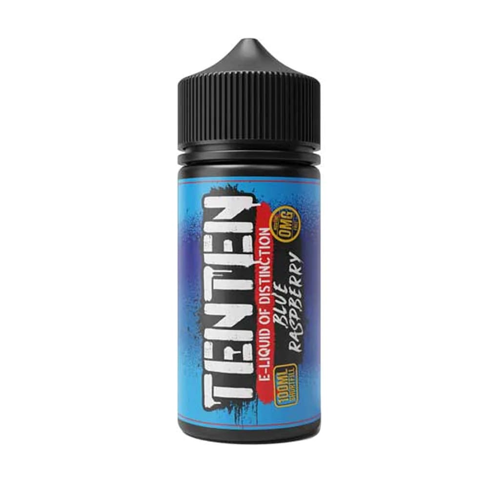 Ten Ten Blue Raspberry 100ml Shortfill E Liquid