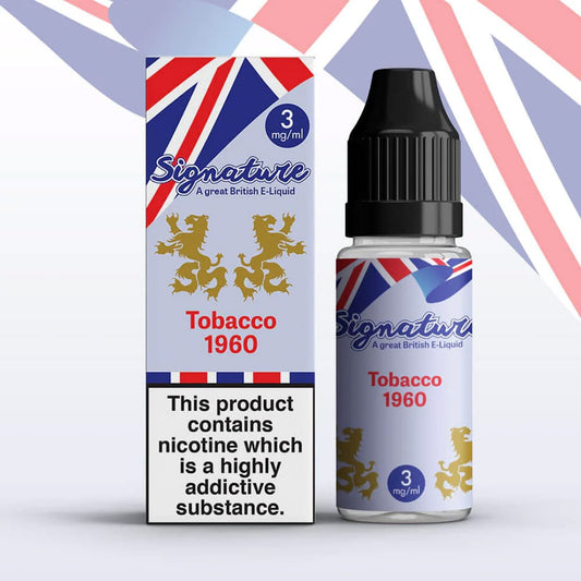 Tobacco 1960 10ml E-Liquid by Signature