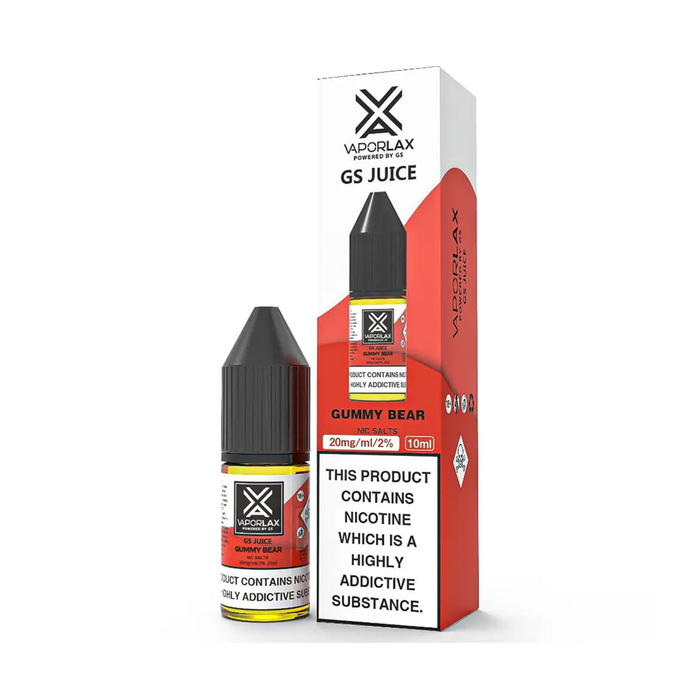 Vaporlax 10ml Nic Salt E Liquids (Pack of 10)