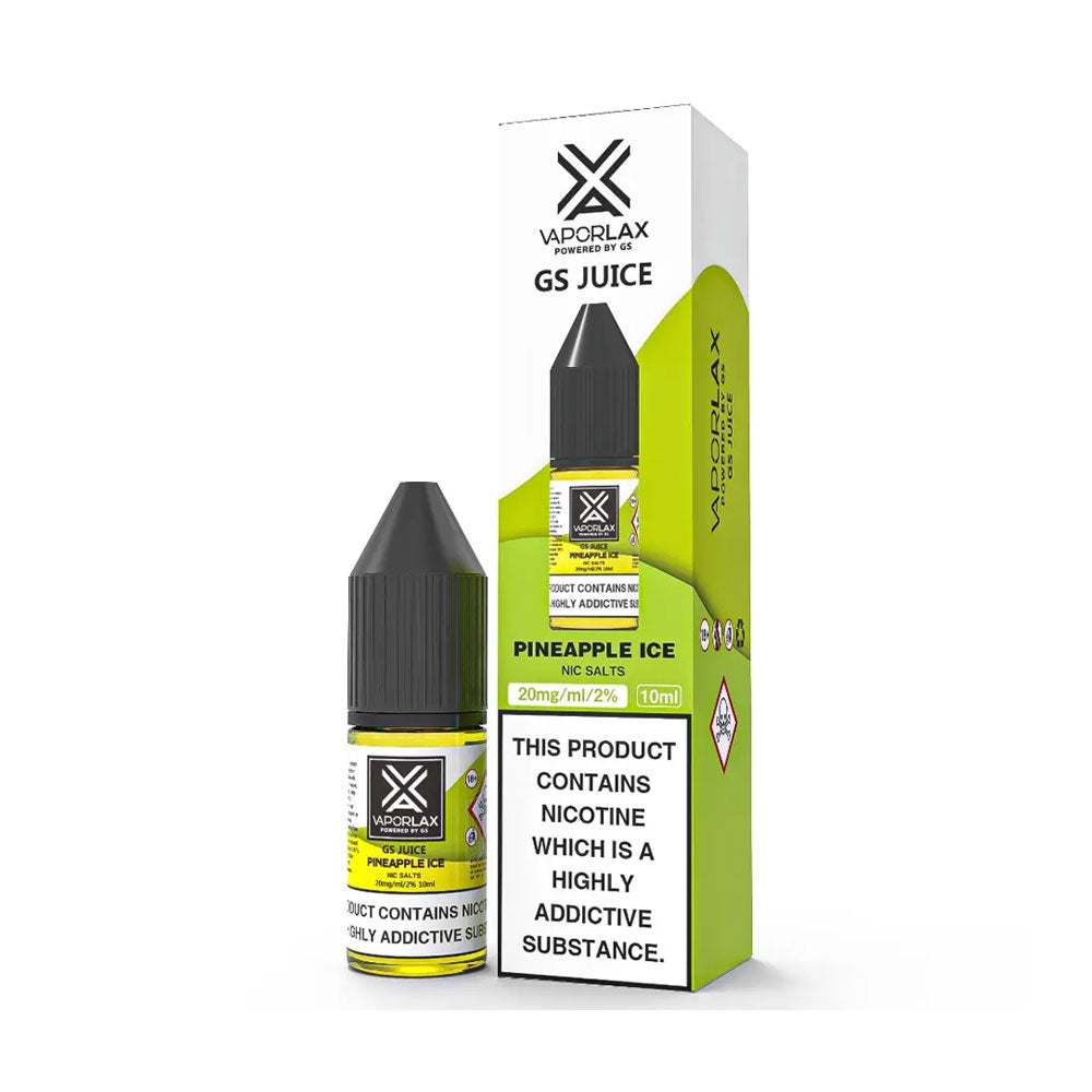 Vaporlax 10ml Nic Salt E Liquids (Pack of 10)