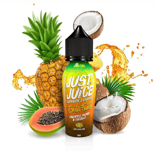 Just Juice Pineapple Papaya & Coconut 50ml Shortfill Eliquid