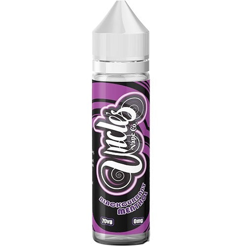 Blackcurrant Menthol 50ml E Liquid by Uncle's Vape Co