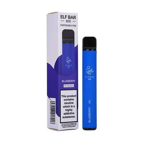 Elf Bar 600 Puffs disposable vape in UK - 3 for £12