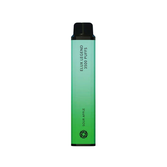 Elux Legend 3500 Puffs Sour Apple Disposable Vape