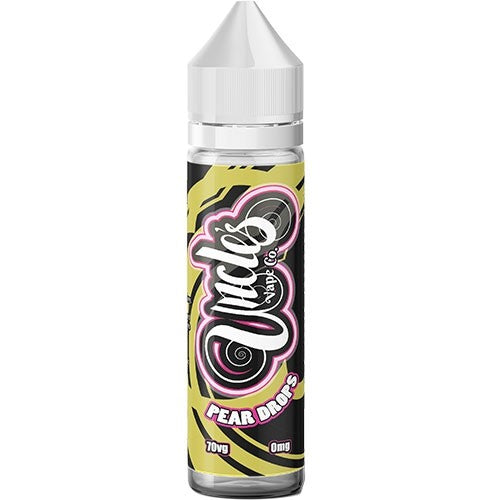 Uncles Vape Co Pear Drops 50ml Shortfill E Liquid